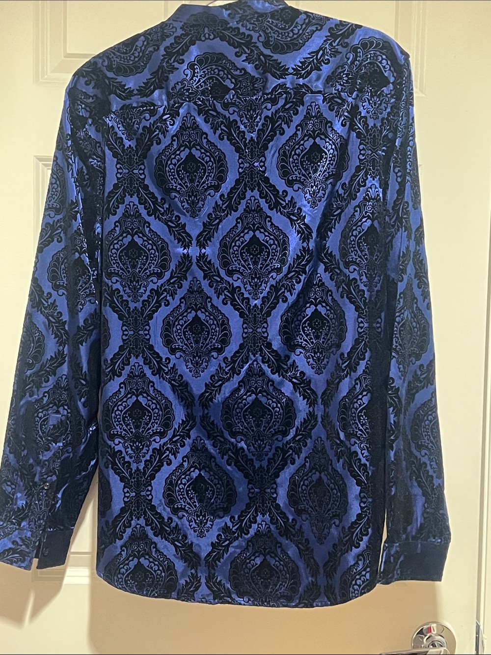 Men’s INC International Concepts Blue Button-Down Shirt Size M - Picture 7 of 7